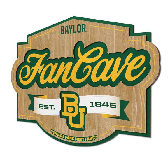 YouTheFan NCAA Baylor Bears Fan Cave Sign