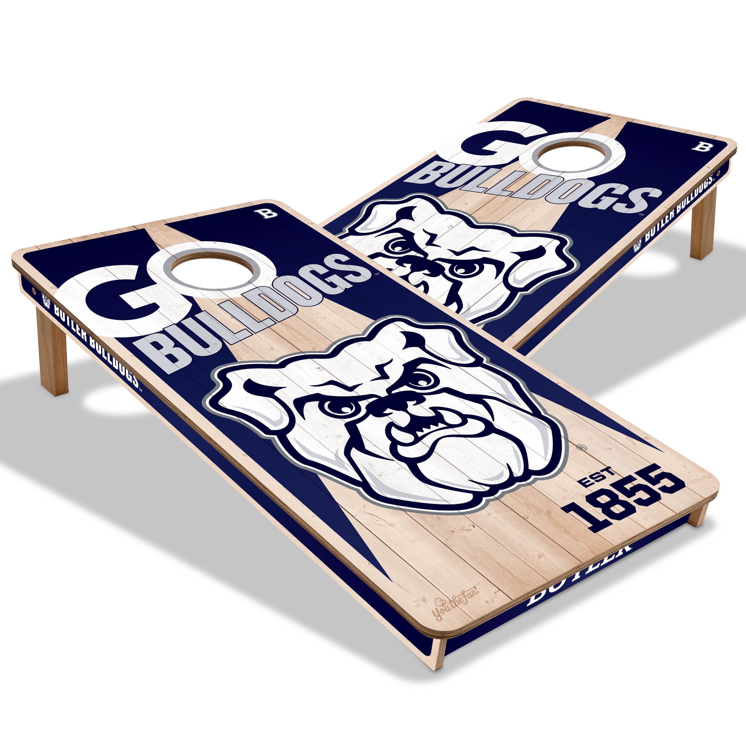 YouTheFan NCAA Butler Bulldogs 2' x 4' Cornhole Game No Bags