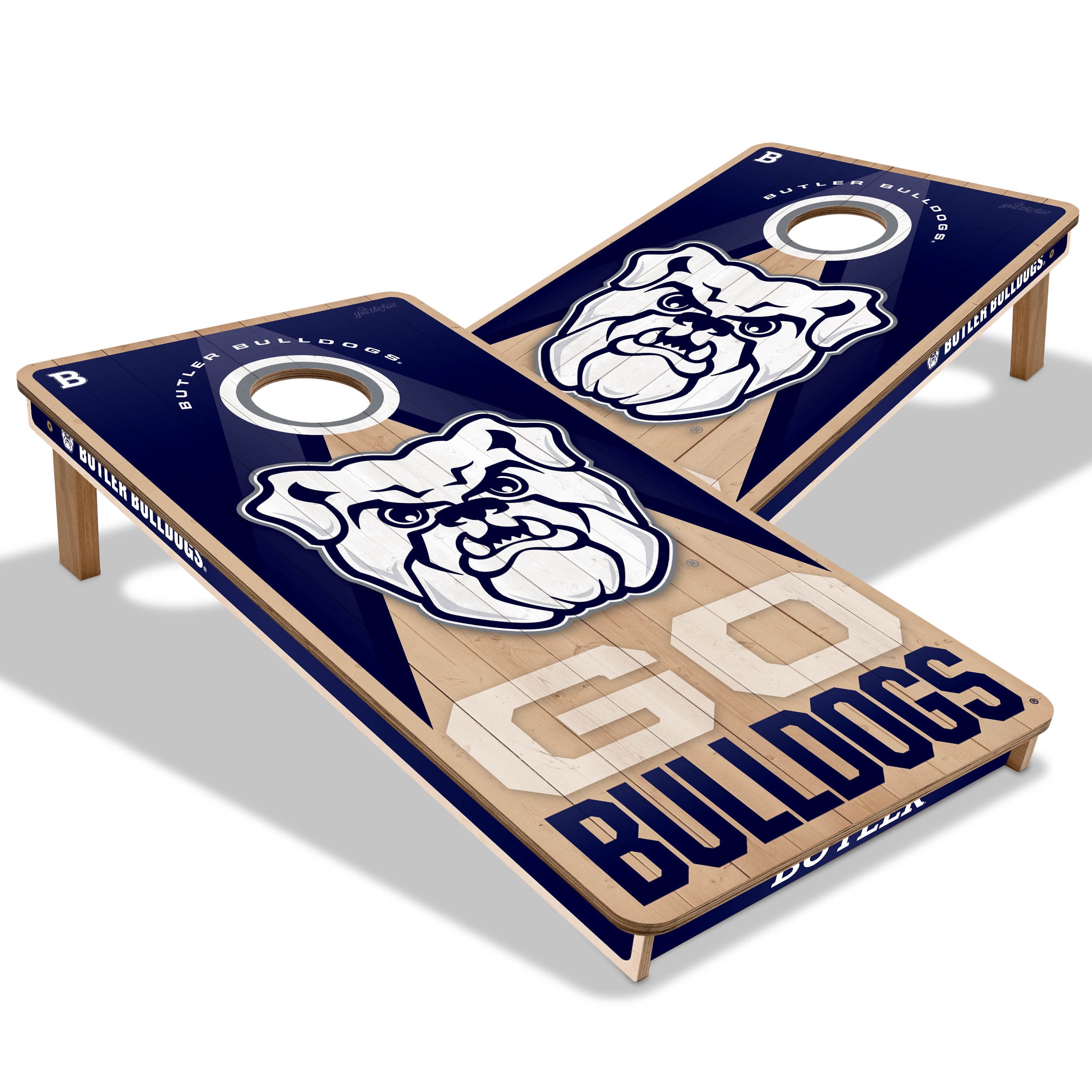 YouTheFan NCAA Butler Bulldogs 2X4 Slogan Series Cornhole NO BAGS