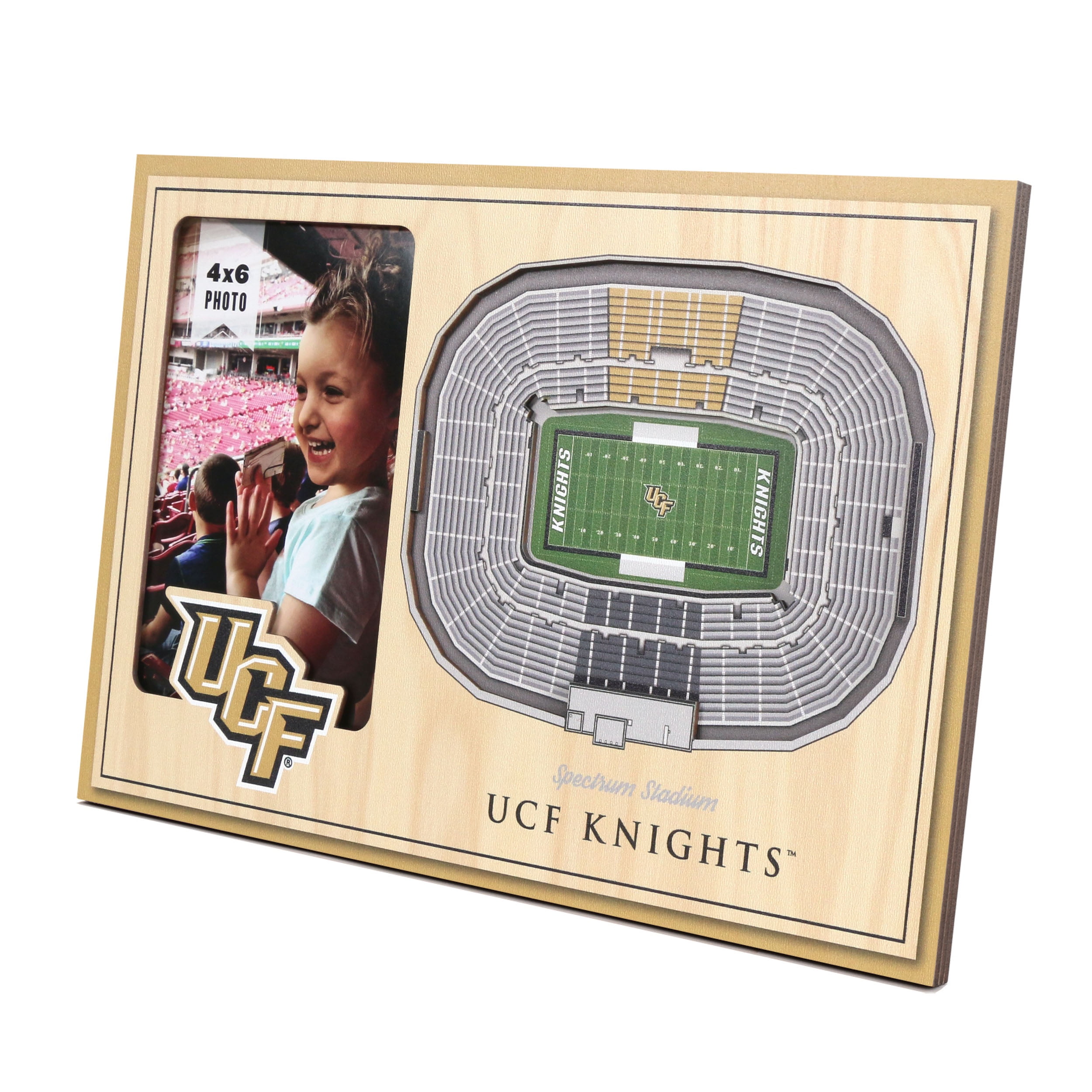 YouTheFan NCAA Central Florida Knights 3D StadiumView Picture Frame