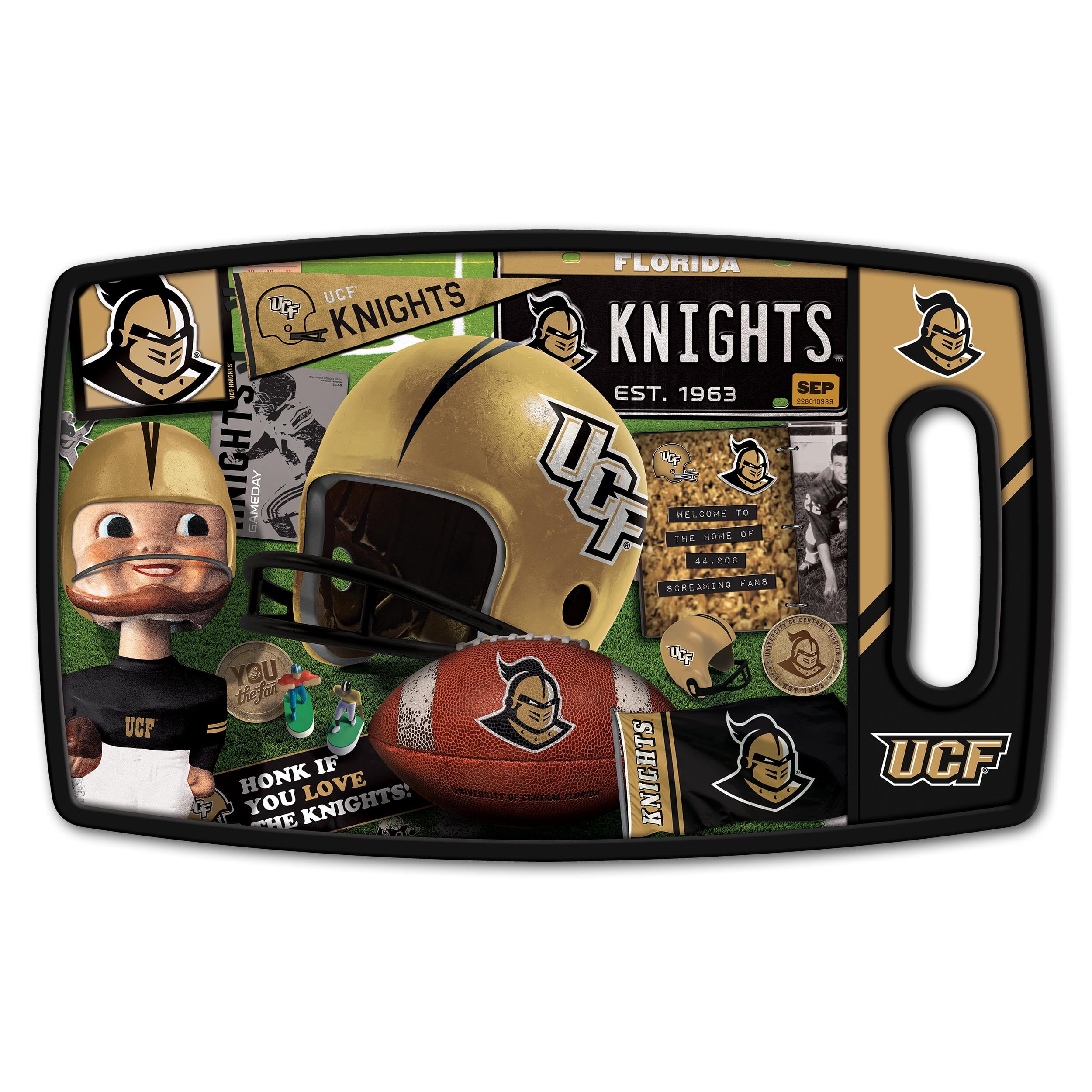YouTheFan NCAA Central Florida Knights Retro Series Cutting Board