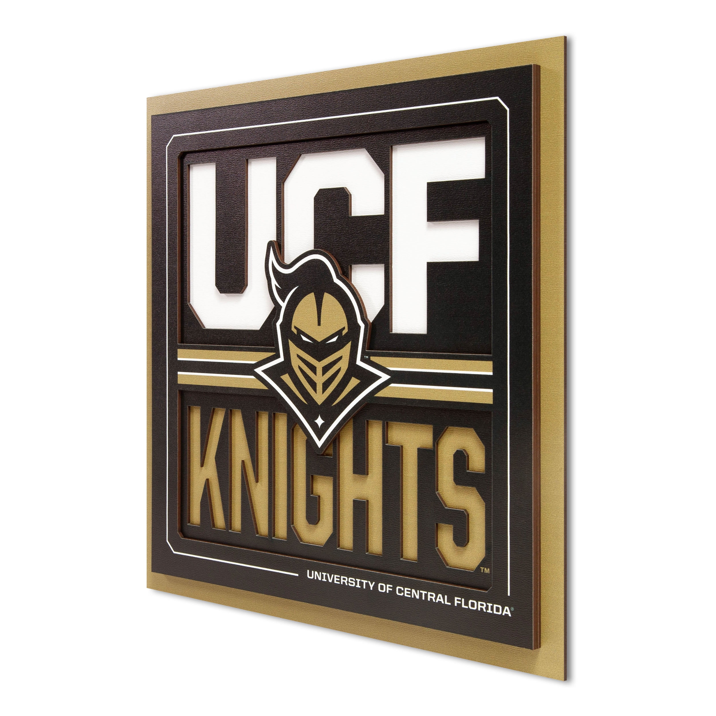 YouTheFan NCAA Central Florida Knights Slogan Series 3D Wall Art