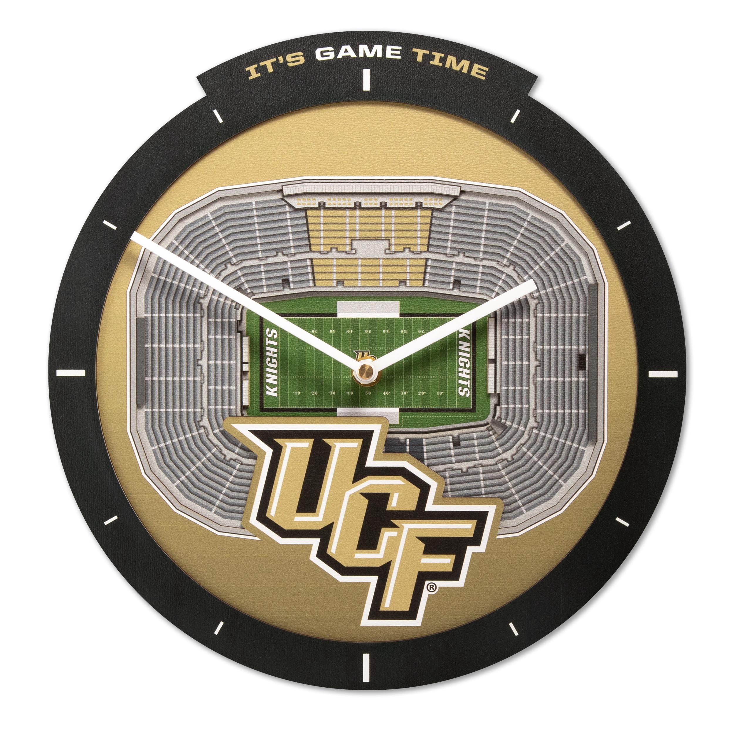 YouTheFan NCAA Central Florida Knights Stadiumview 3D Wall Clock