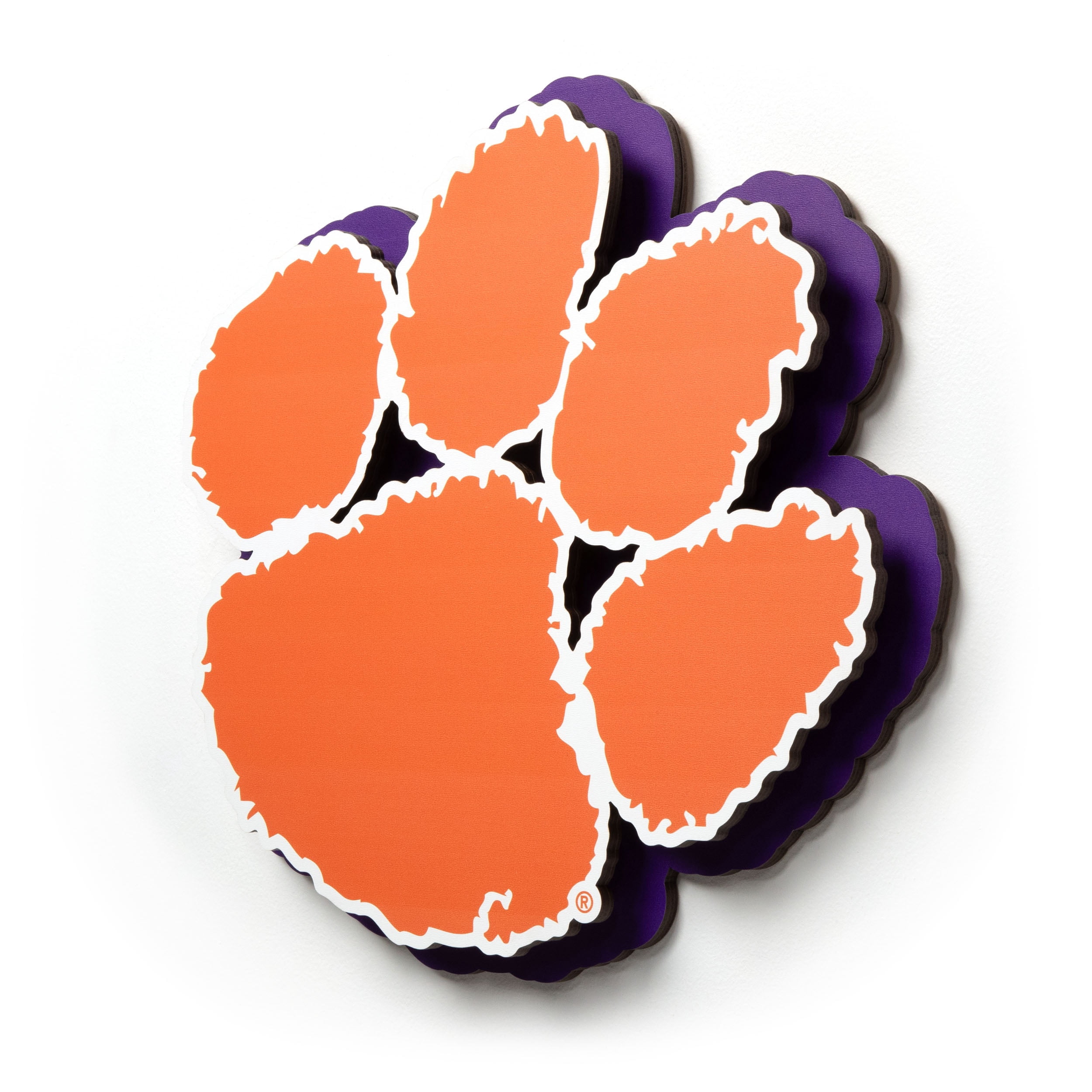 YouTheFan NCAA Clemson Tigers 3DX Die Cut Wall Art
