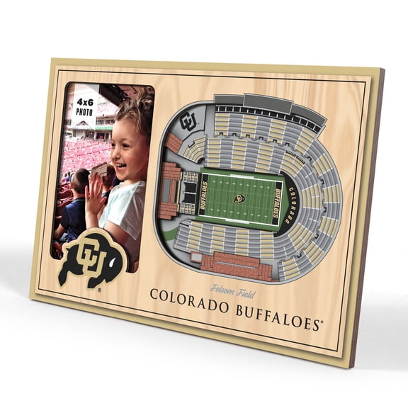YouTheFan NCAA Colorado Buffaloes 3D StadiumView Picture Frame