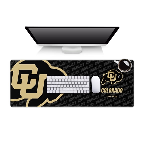 YouTheFan NCAA Colorado Buffaloes Logo Series Desk Pad SMU