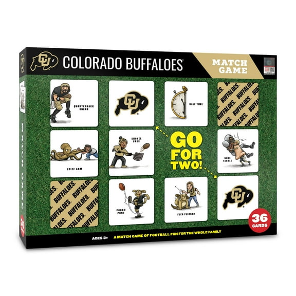 YouTheFan NCAA Colorado Buffaloes Memory Match Game