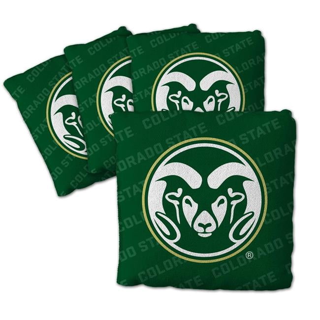 NCAA Colorado State Rams Cornhole Bags - 4PK - Green