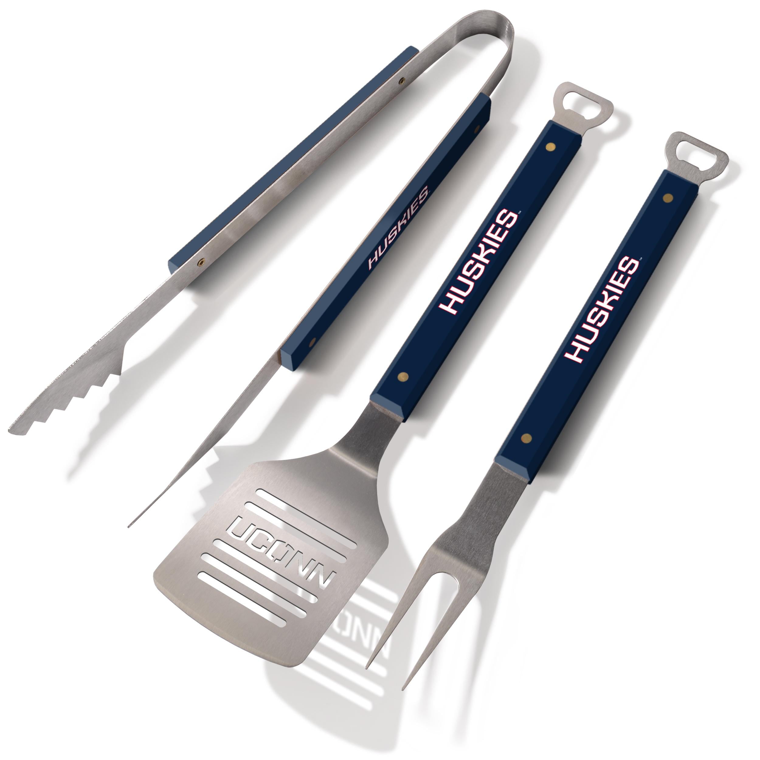 YouTheFan NCAA Connecticut Huskies Spirit Series 3pc BBQ Set