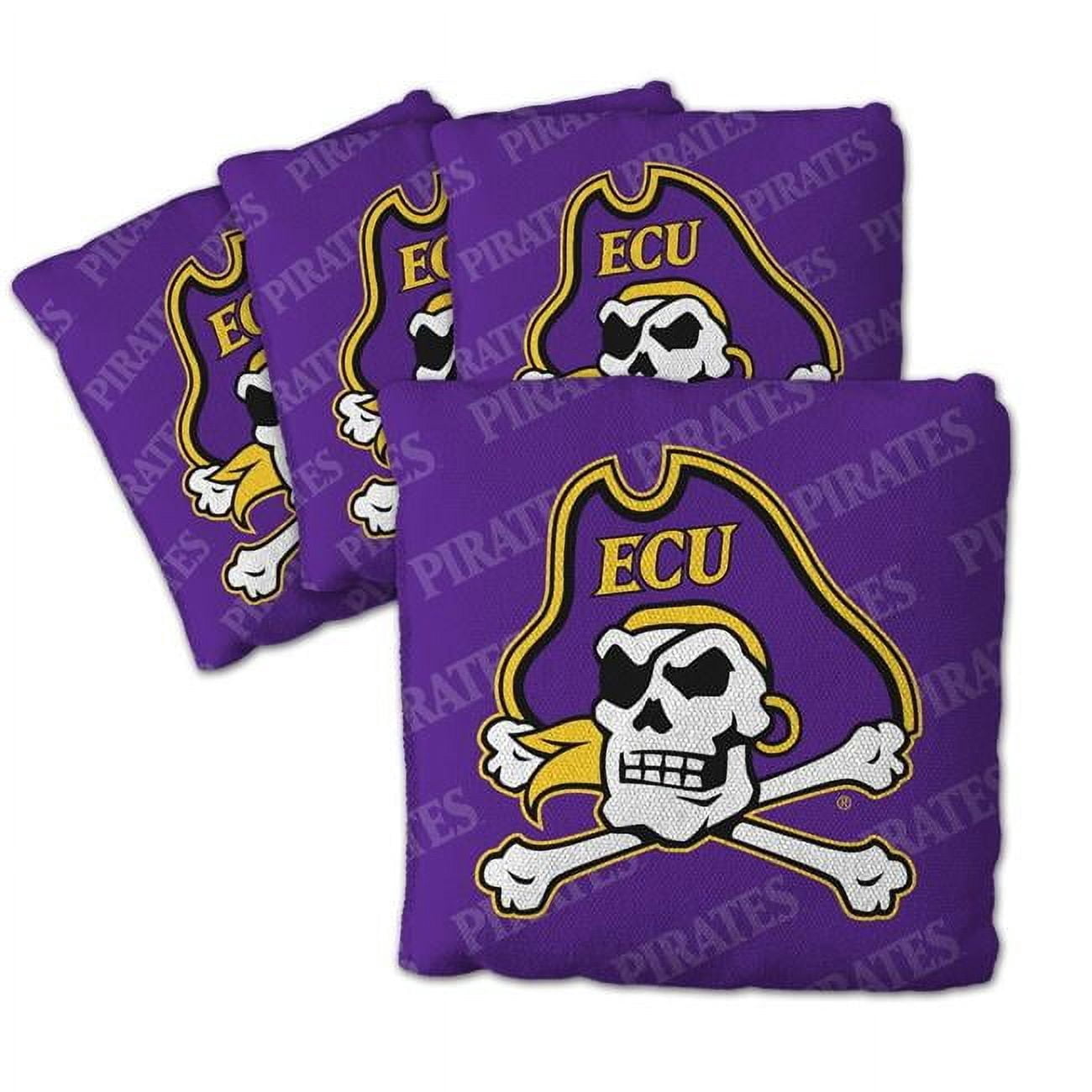 NCAA East Carolina Pirates Cornhole Bags - 4PK - Purple
