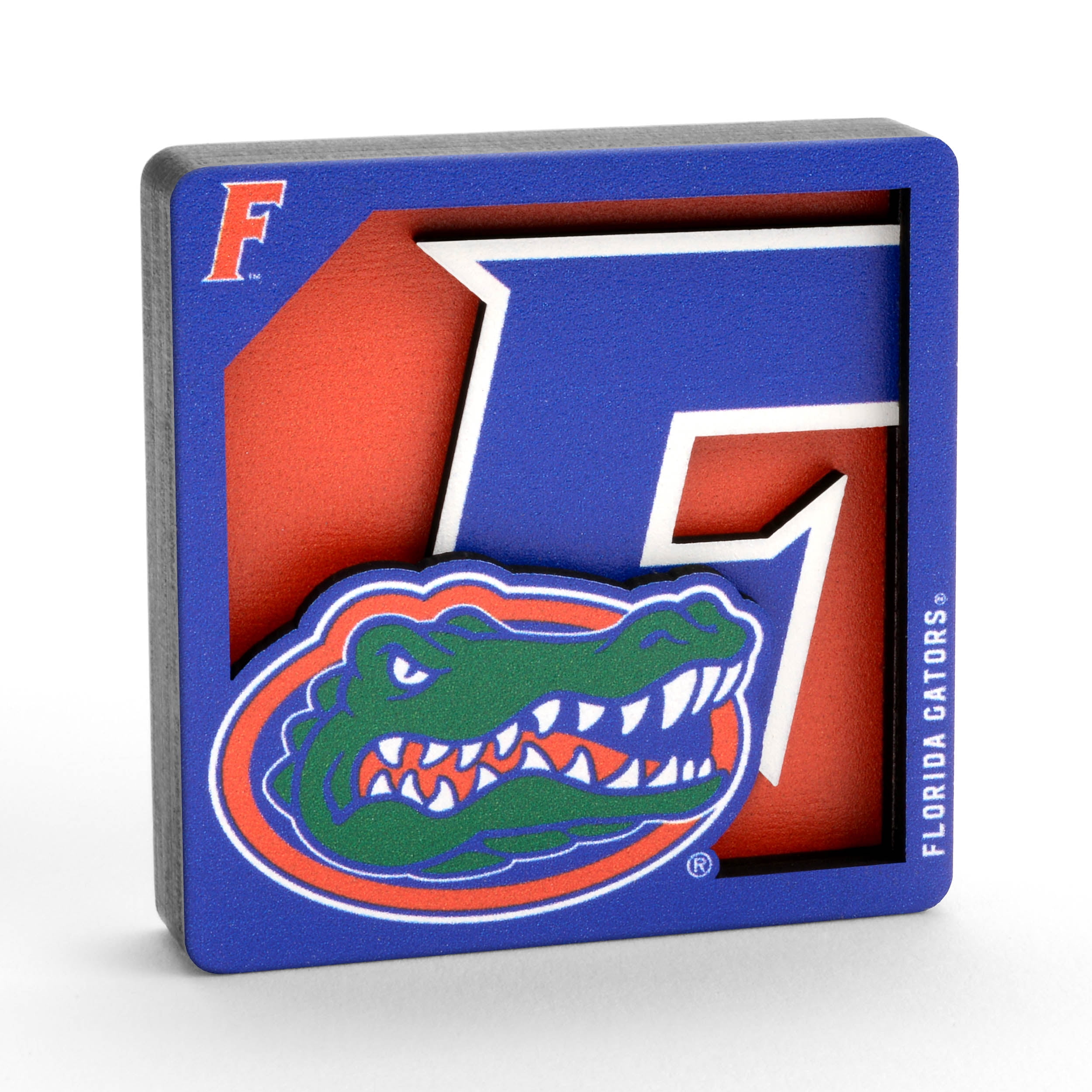 Rico Industries NCAA Florida Gators Brown Laser Engraved