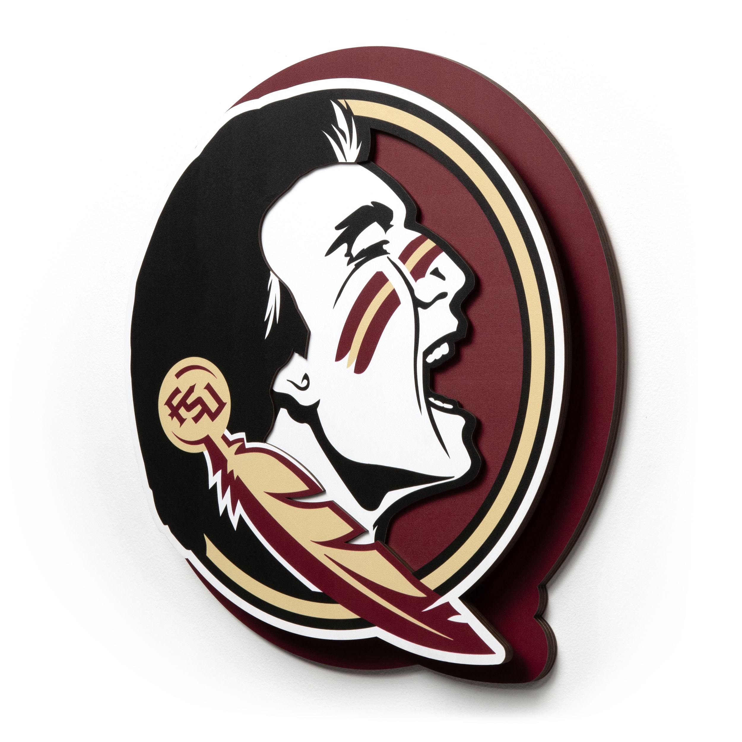 YouTheFan NCAA Florida State Seminoles 3DX Die Cut Wall Art
