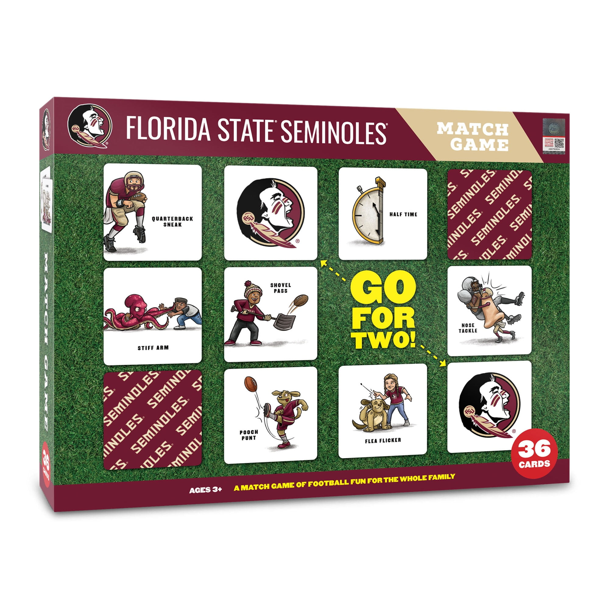YouTheFan NCAA Florida State Seminoles Memory Match Game