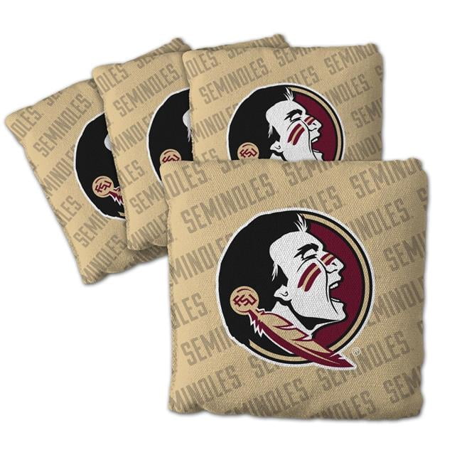 NCAA Florida State Seminoles Cornhole Bags - 4PK - Gold