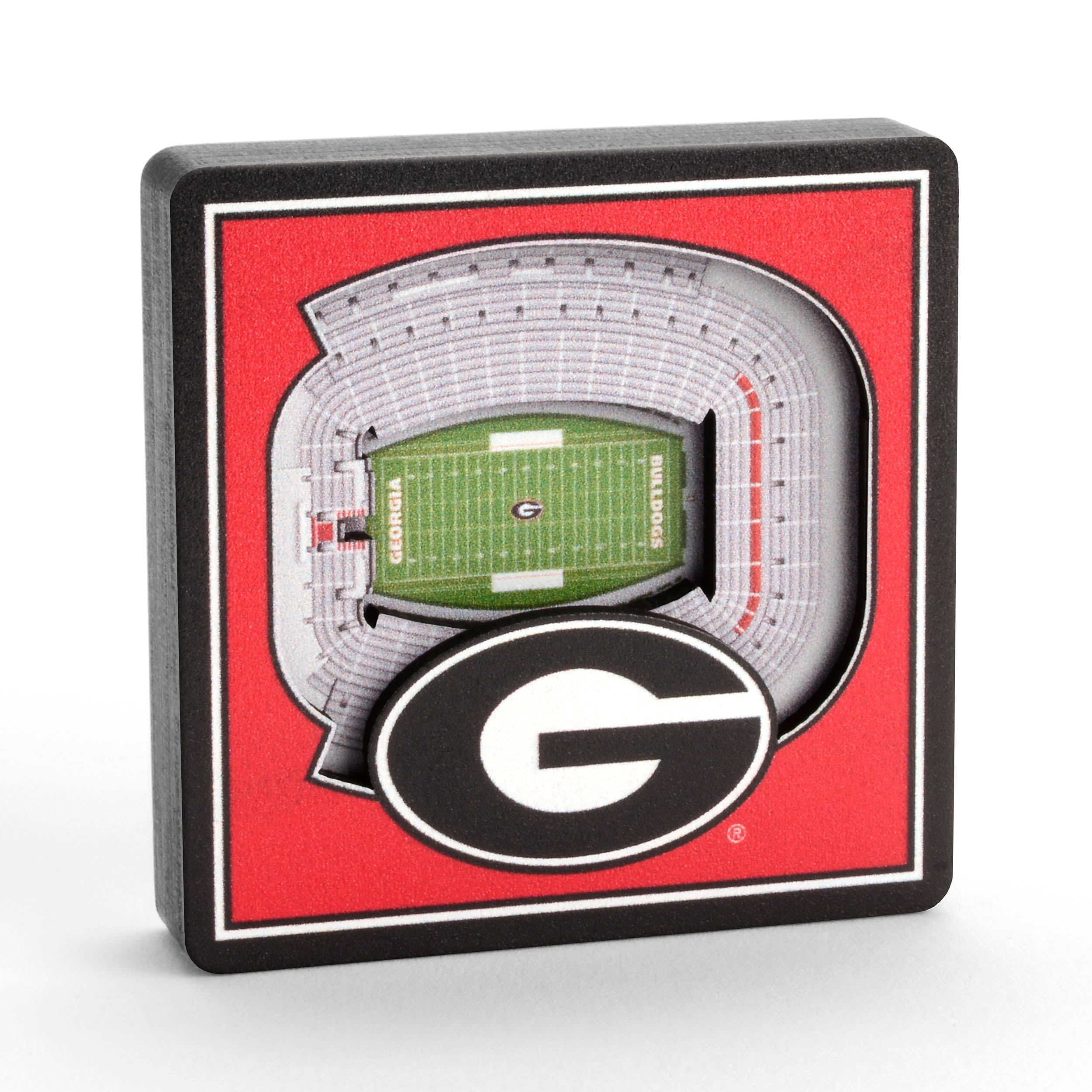 YouTheFan NCAA Georgia Bulldogs 3D StadiumView Magnet