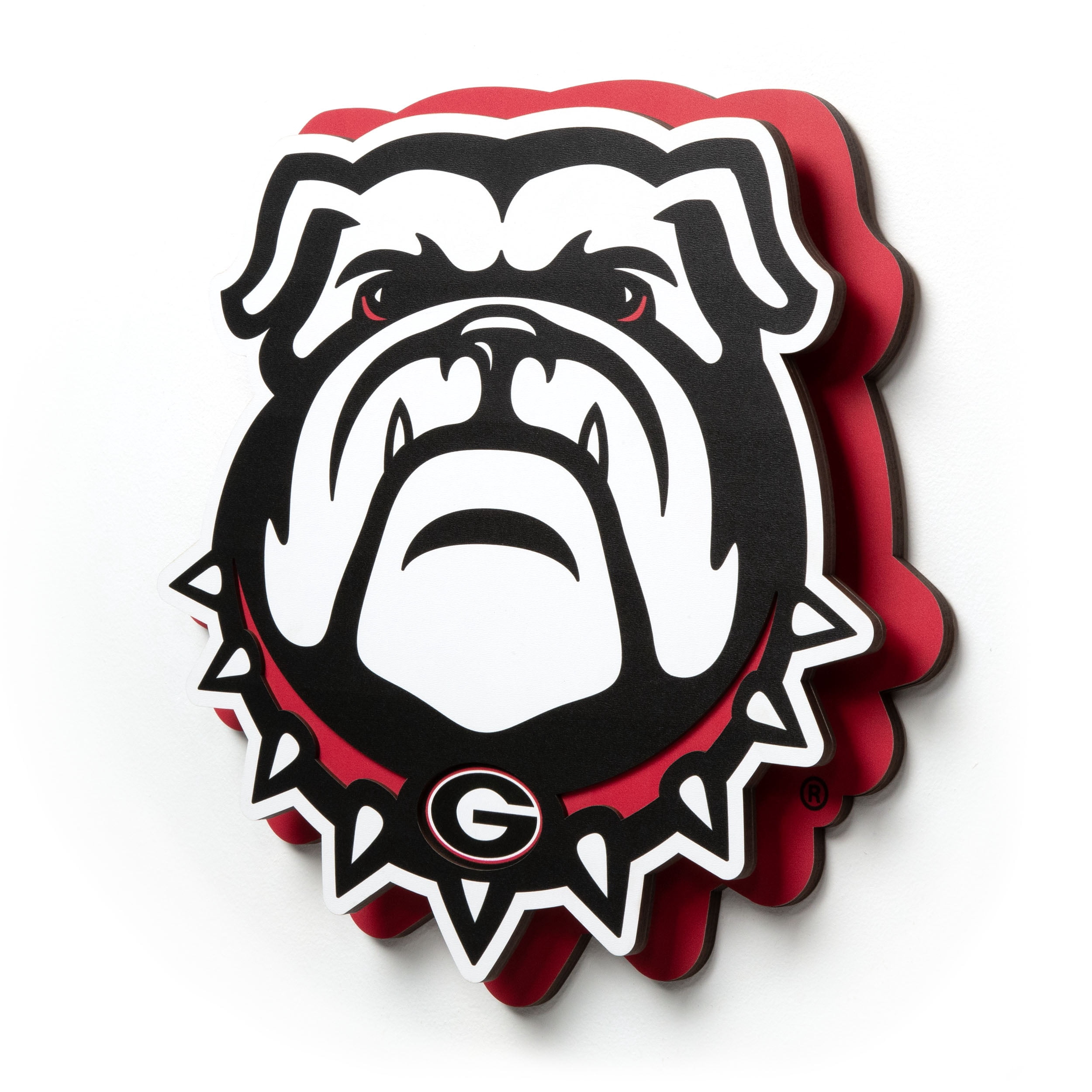 YouTheFan NCAA Georgia Bulldogs 3DX Die Cut Wall Art