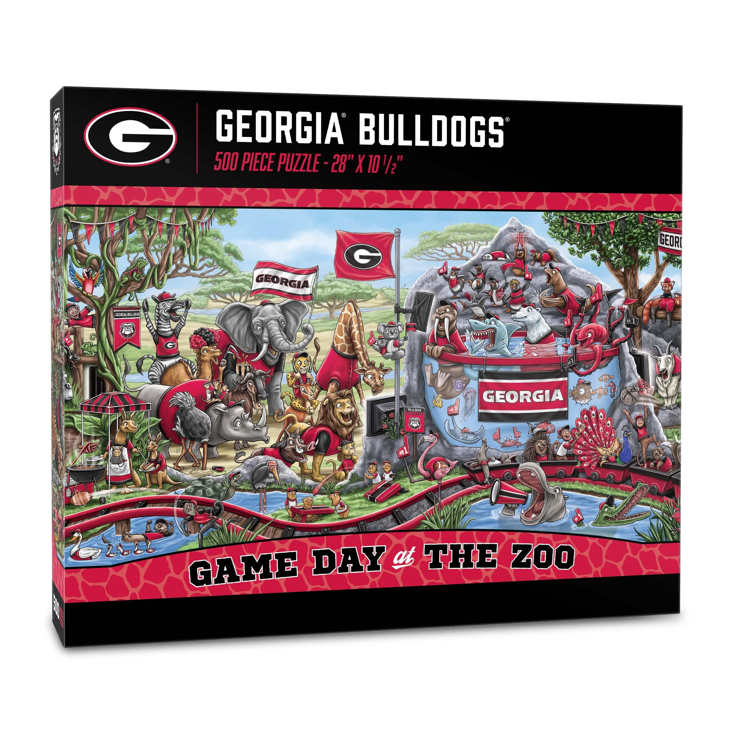 YouTheFan NCAA Georgia Bulldogs Game Day at the Zoo - 500 pc Puzzle