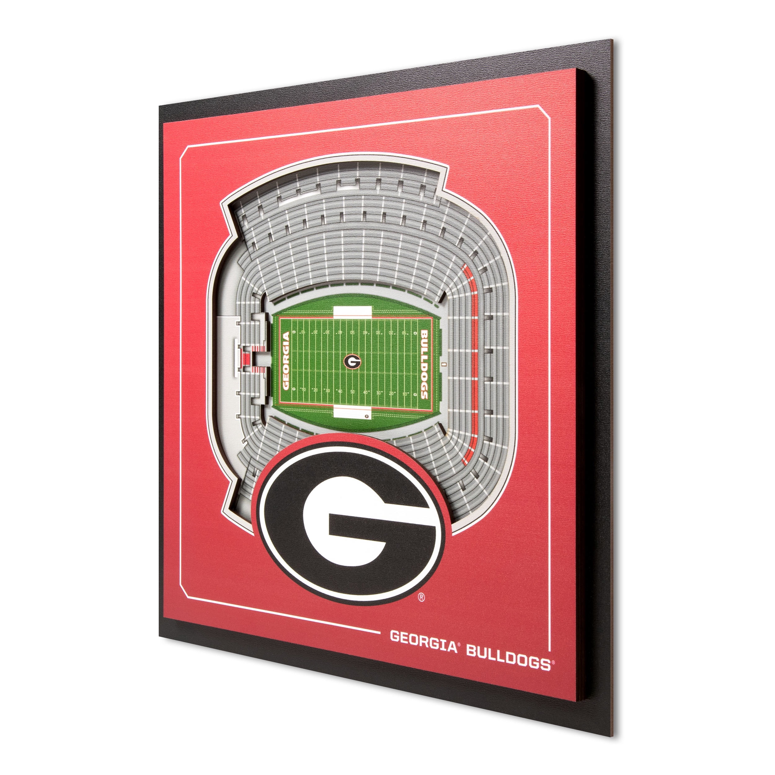 YouTheFan NCAA Georgia Bulldogs Stadium Series 3D Wall Art