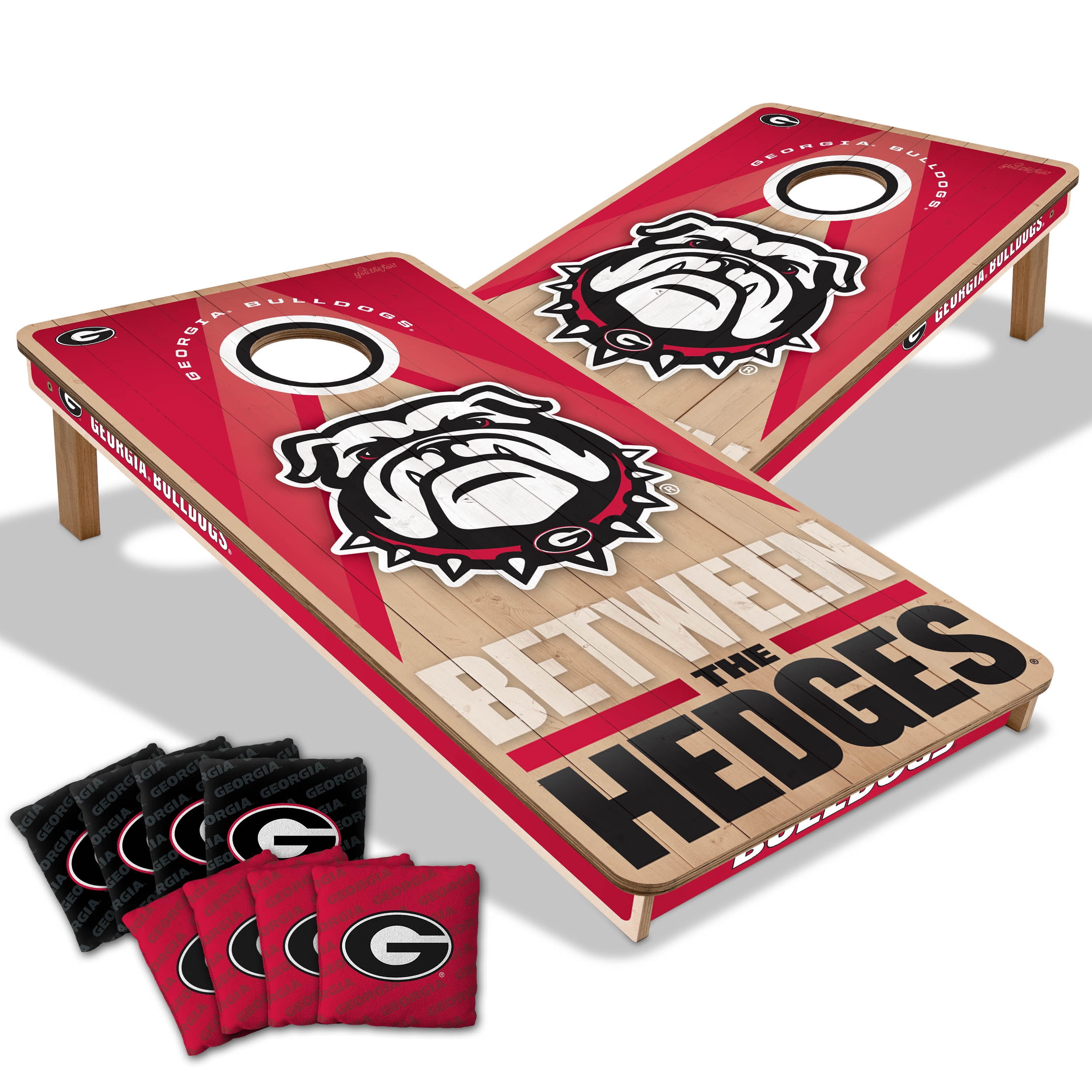 YouTheFan NCAA Georgia Bulldogs 2x4 Slogan Series Cornhole