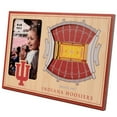 thumbnail image 1 of Brown Indiana Hoosiers 3D StadiumViews Picture Frame, 1 of 5