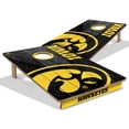 thumbnail image 1 of YouTheFan NCAA Iowa Hawkeyes 2' x 3' Cornhole Game No Bags, 1 of 5