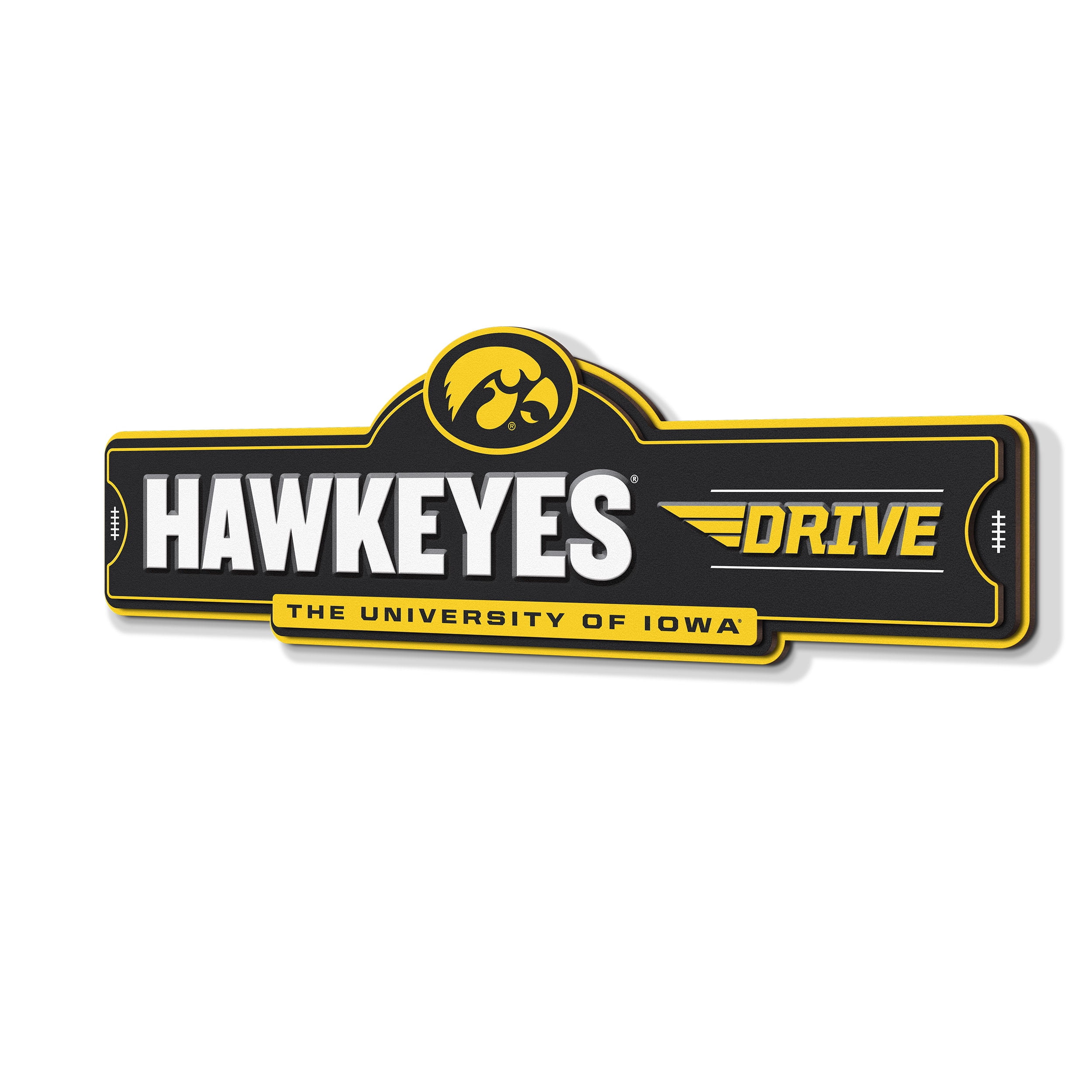 YouTheFan NCAA Iowa Hawkeyes Street Sign