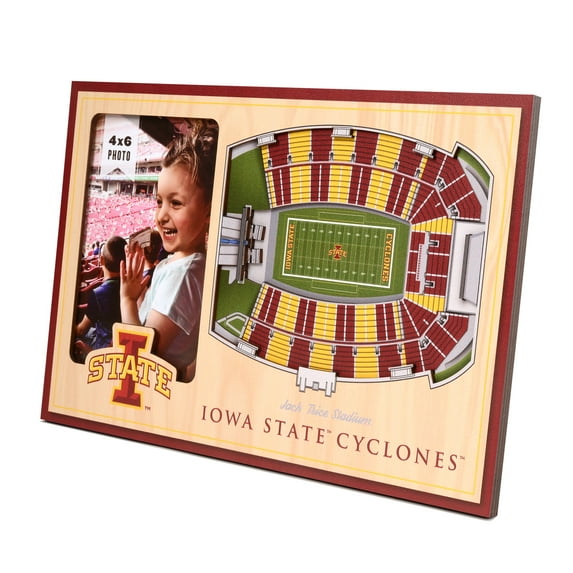 YouTheFan NCAA Iowa State Cyclones 3D StadiumView Picture Frame