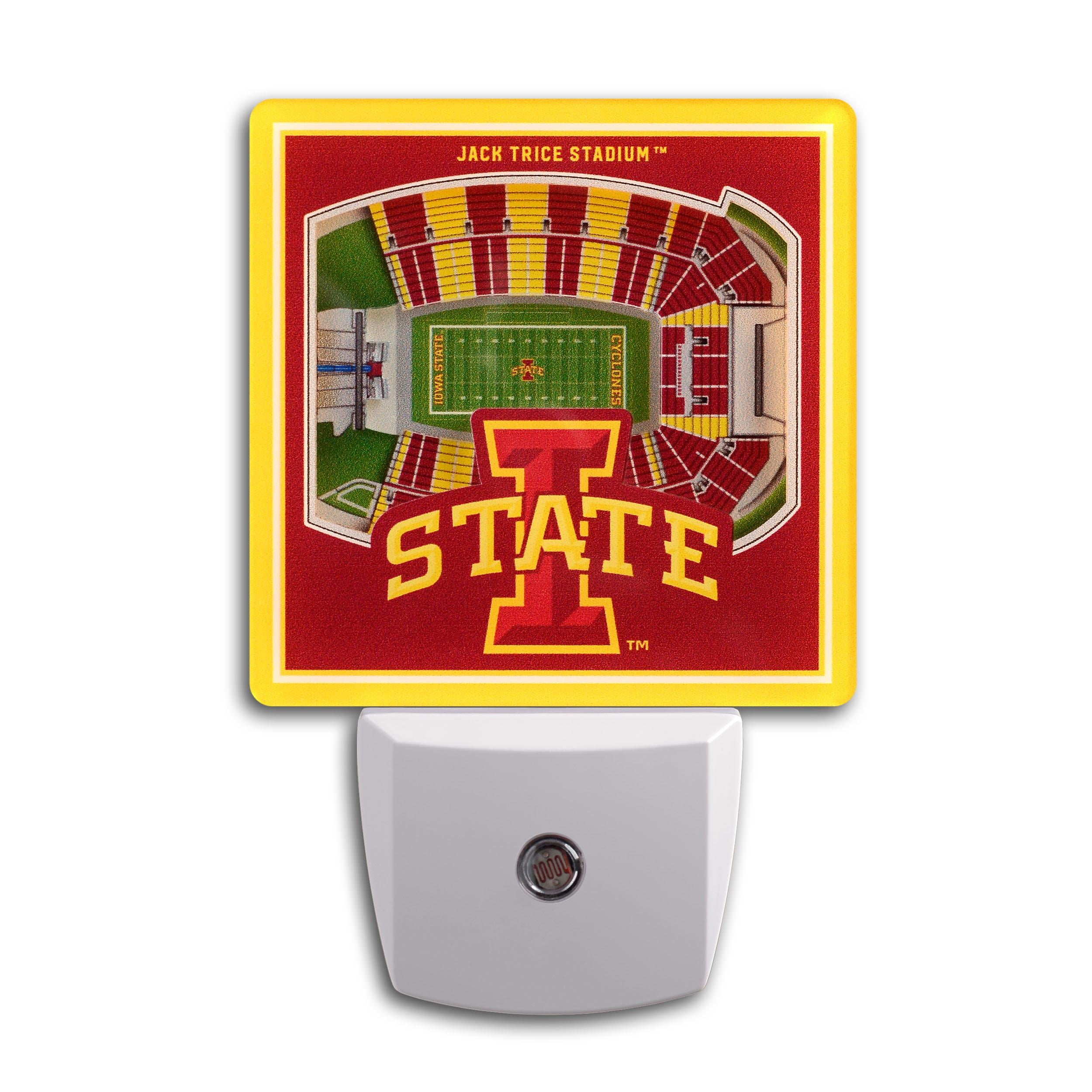 YouTheFan NCAA Iowa State Cyclones StadiumView Nite Light