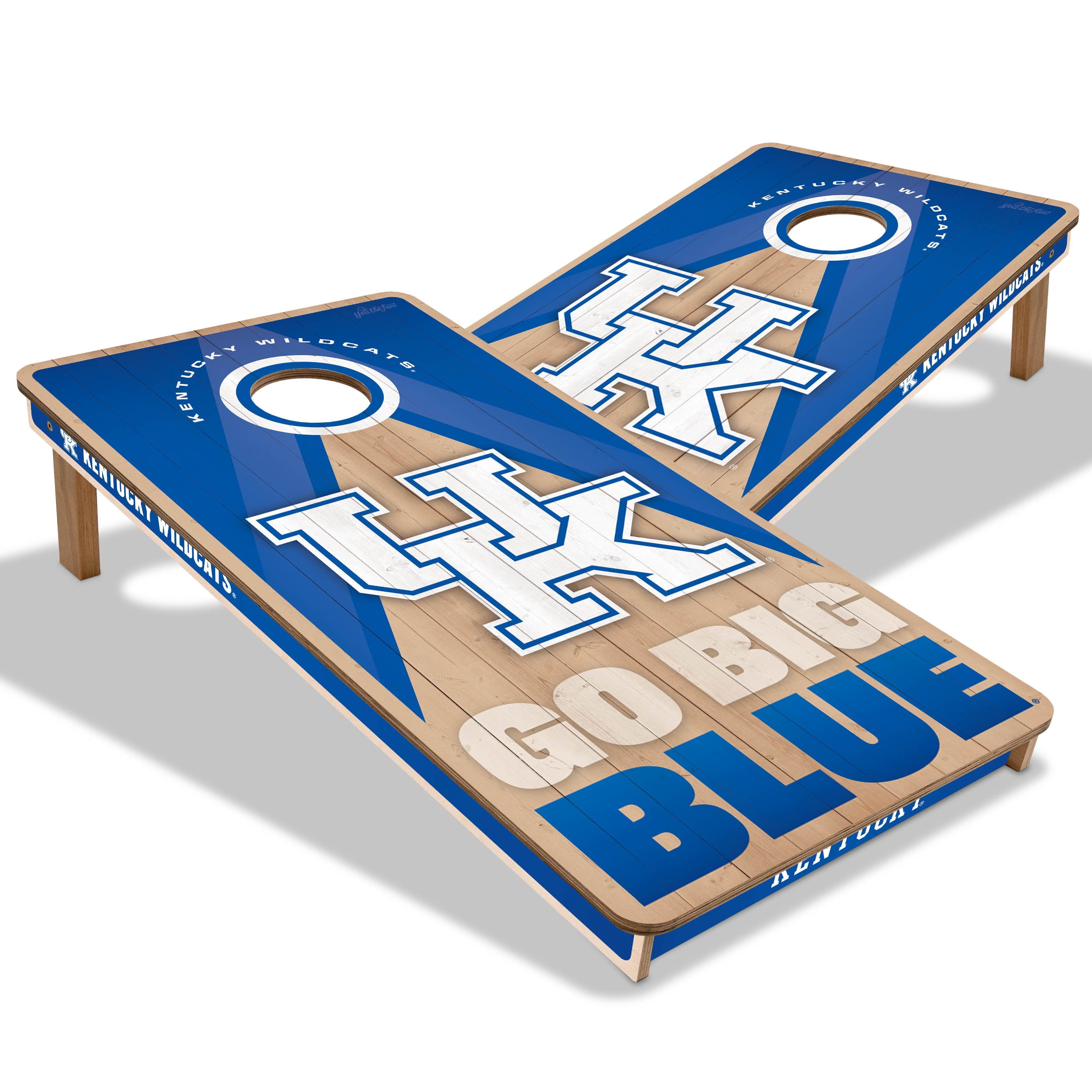 YouTheFan NCAA Kentucky Wildcats 2X4 Slogan Series Cornhole NO BAGS