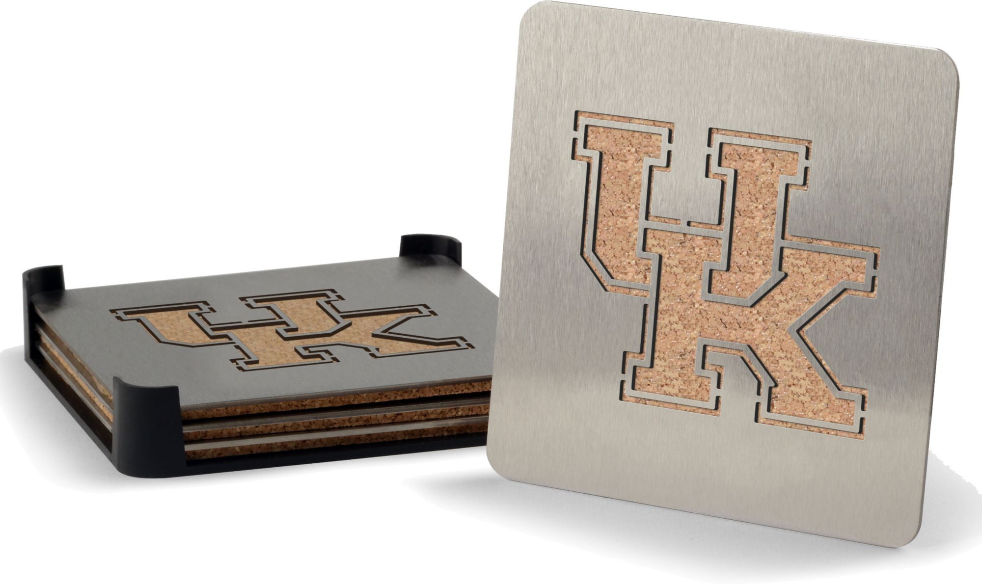 YouTheFan NCAA Kentucky Wildcats Boasters, 4-Piece Coaster Set