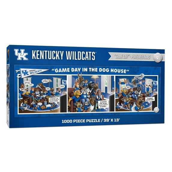 YouTheFan NCAA Kentucky Wildcats Purebred Fans Gameday in the Dog House 1000PC Puzzle
