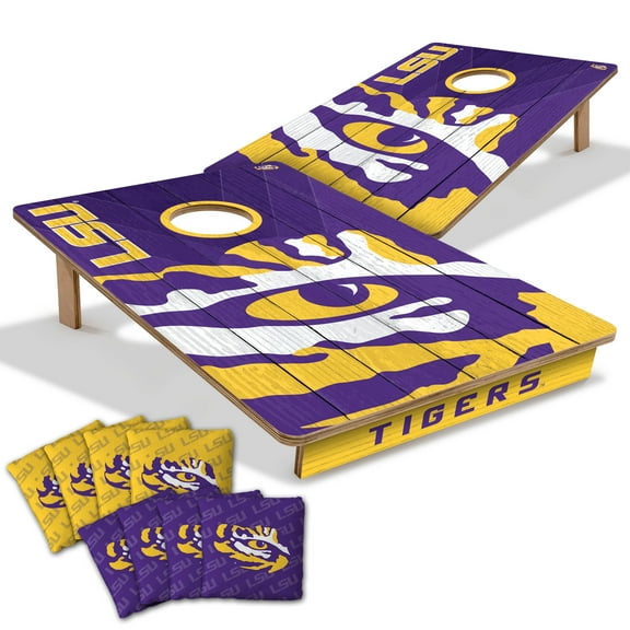 YouTheFan NCAA LSU Tigers 2' x 3' Cornhole Game