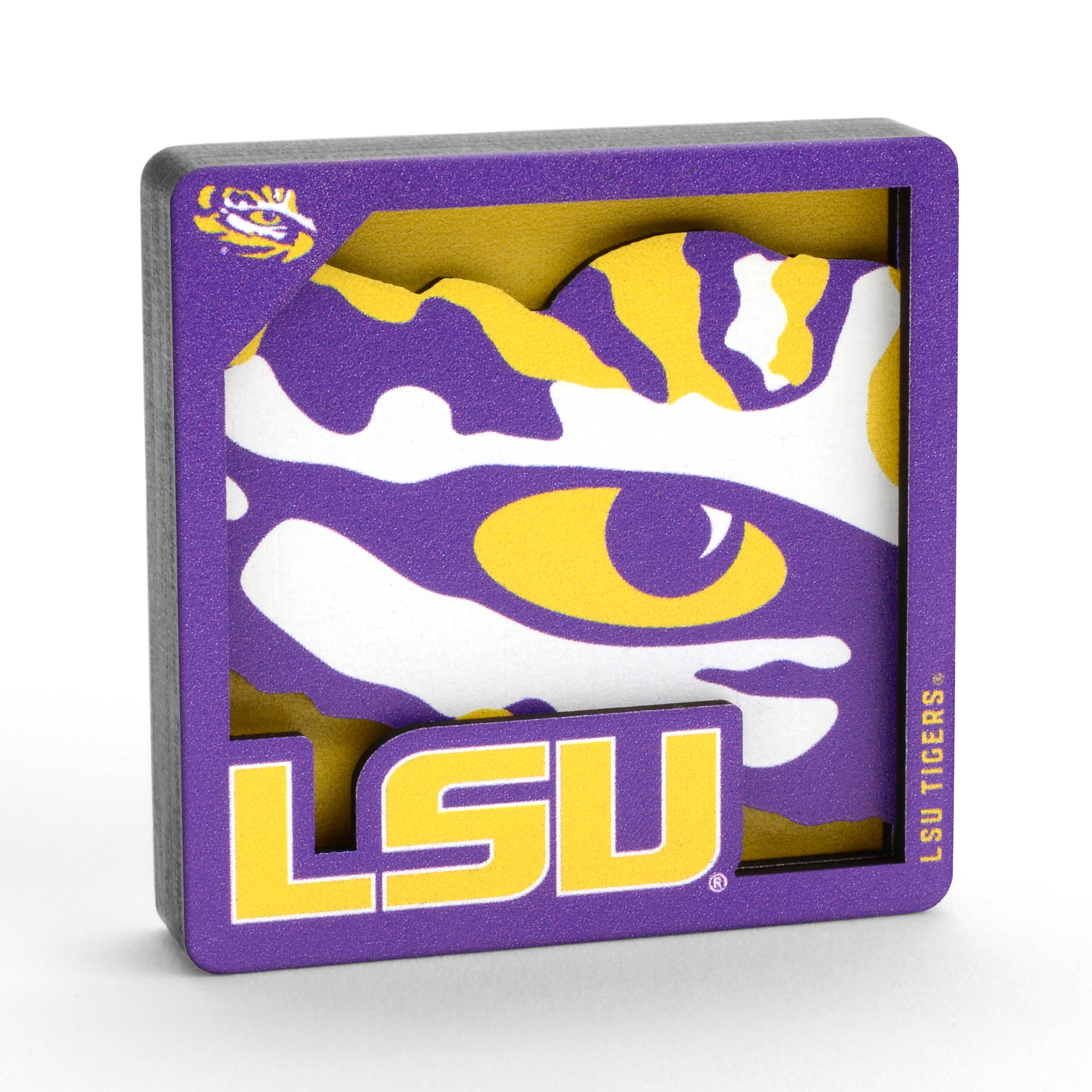 YouTheFan NCAA LSU Tigers 3D Logo Series
