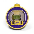 thumbnail image 1 of YouTheFan NCAA LSU Tigers 3D StadiumView Ornament, 1 of 4