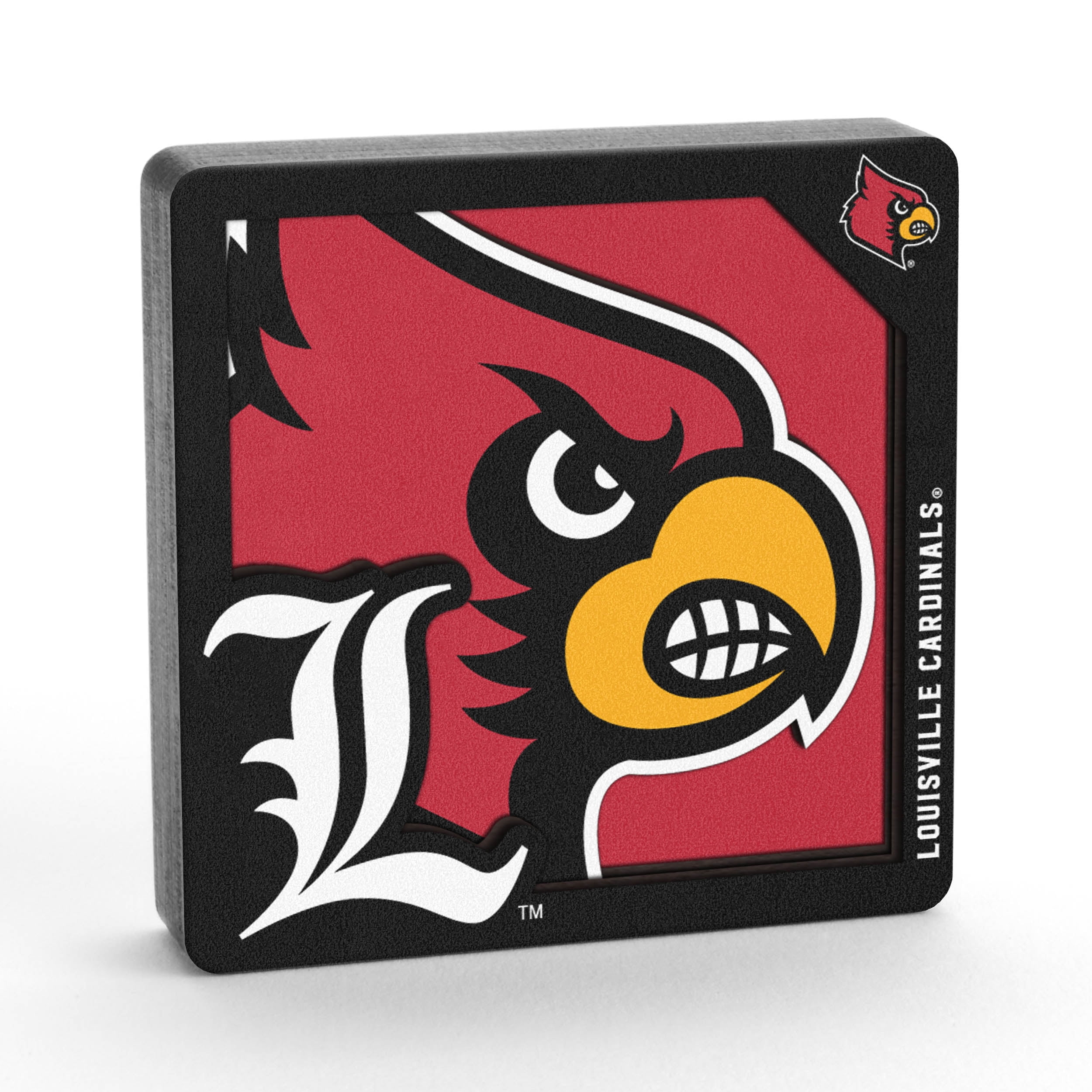 NCAA Louisville Cardinals 3D Logo Magnet - Walmart.com, image size:2500x2500