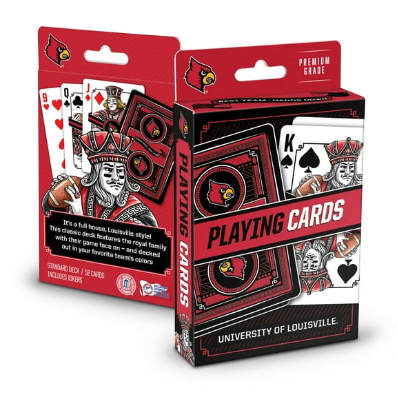 YouTheFan NCAA Louisville Cardinals Classic Series Playing Cards