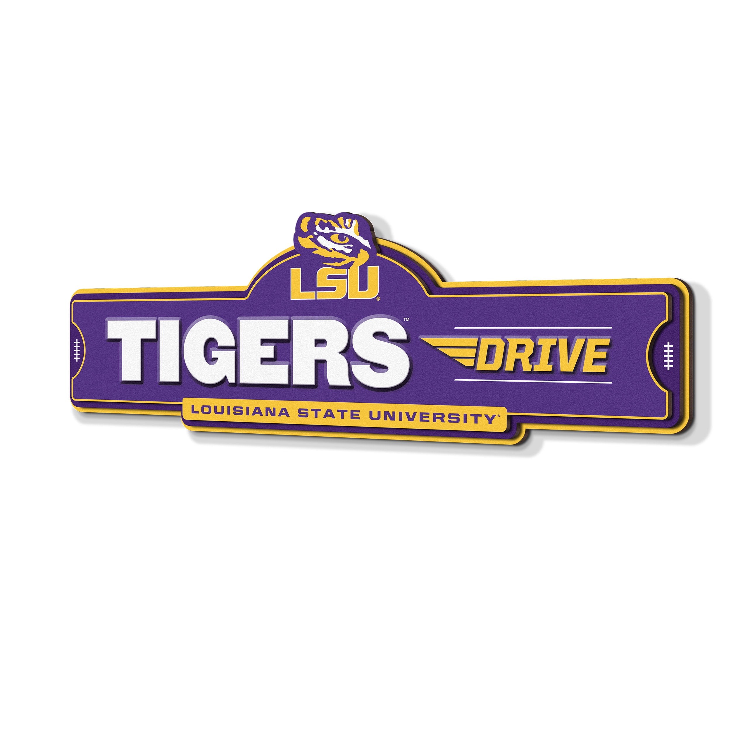 YouTheFan NCAA Lsu Tigers Street Sign