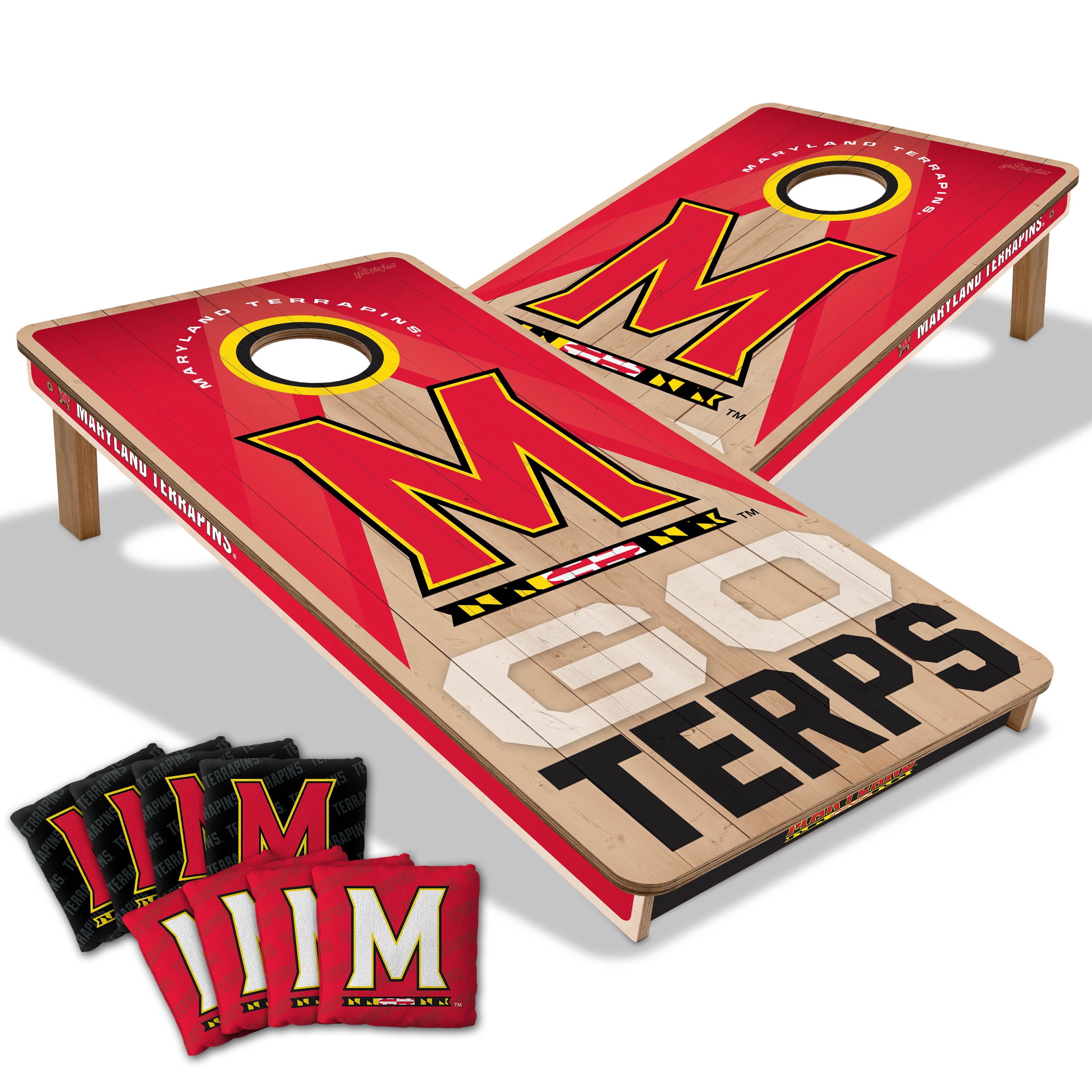 YouTheFan NCAA Maryland Terrapins 2x4 Slogan Series Cornhole