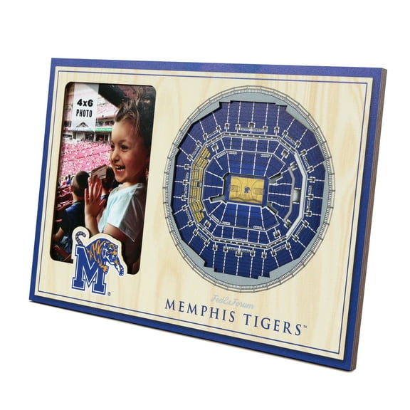 YouTheFan NCAA Memphis Tigers 3D StadiumView Picture Frame