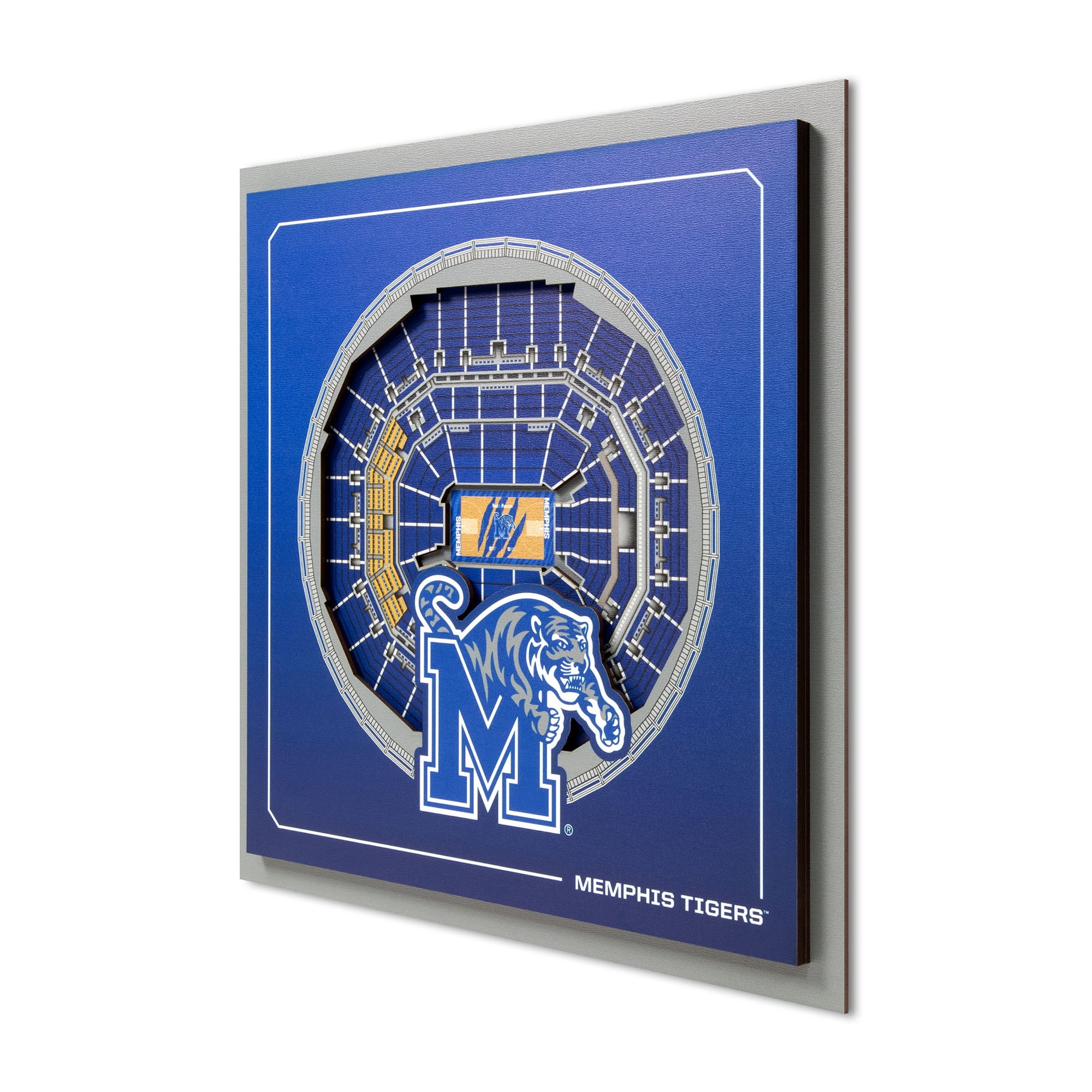 YouTheFan NCAA Memphis Tigers Stadium Series 3D Wall Art