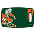 thumbnail image 1 of YouTheFan NCAA Miami Hurricanes Logo Series Cutting Board, 1 of 4