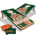 thumbnail image 1 of YouTheFan NCAA Miami Hurricanes 2x4 Slogan Series Cornhole, 1 of 6