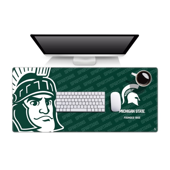 YouTheFan NCAA Michigan State Spartans Logo Series Desk Pad