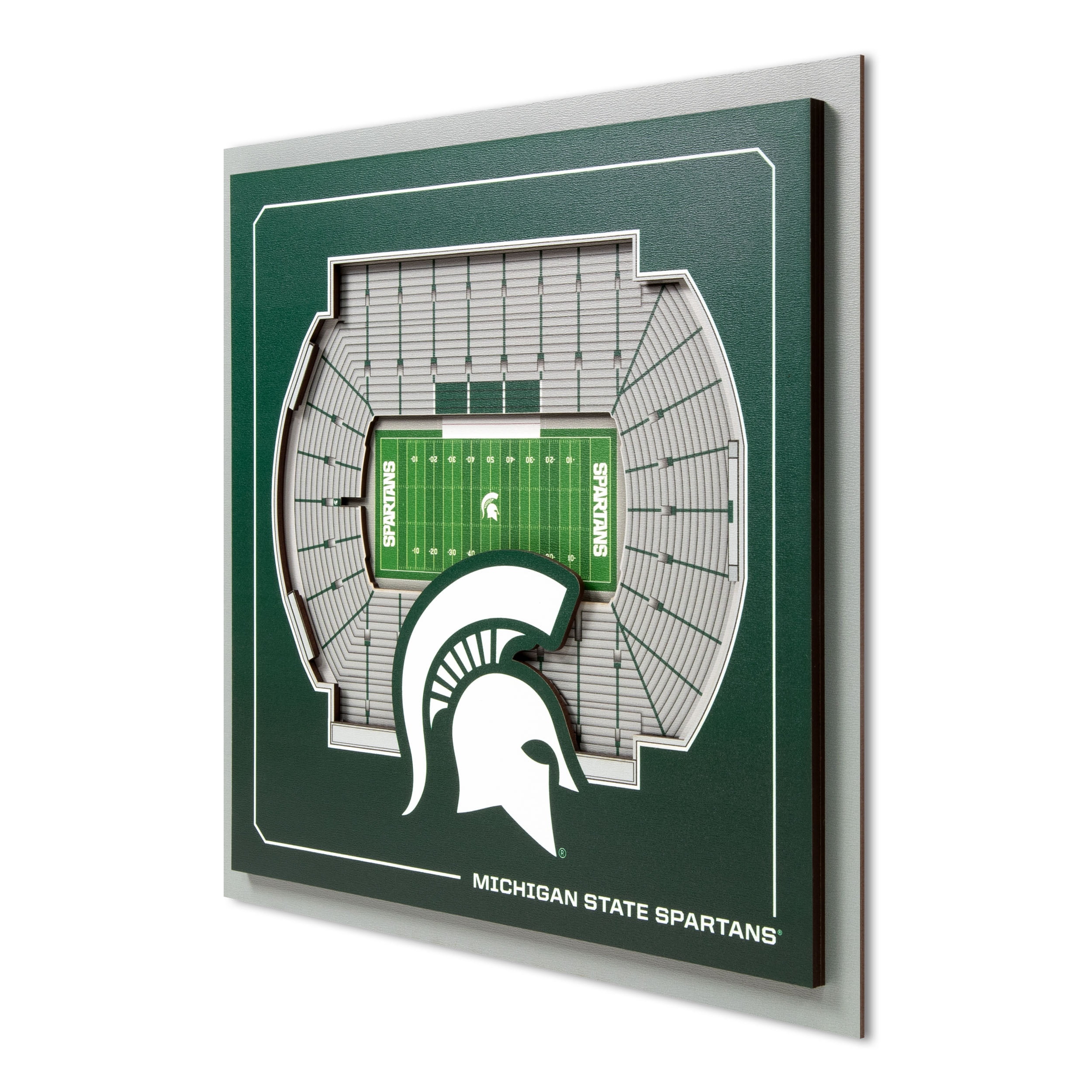 YouTheFan NCAA Michigan State Spartans Stadium Series 3D Wall Art