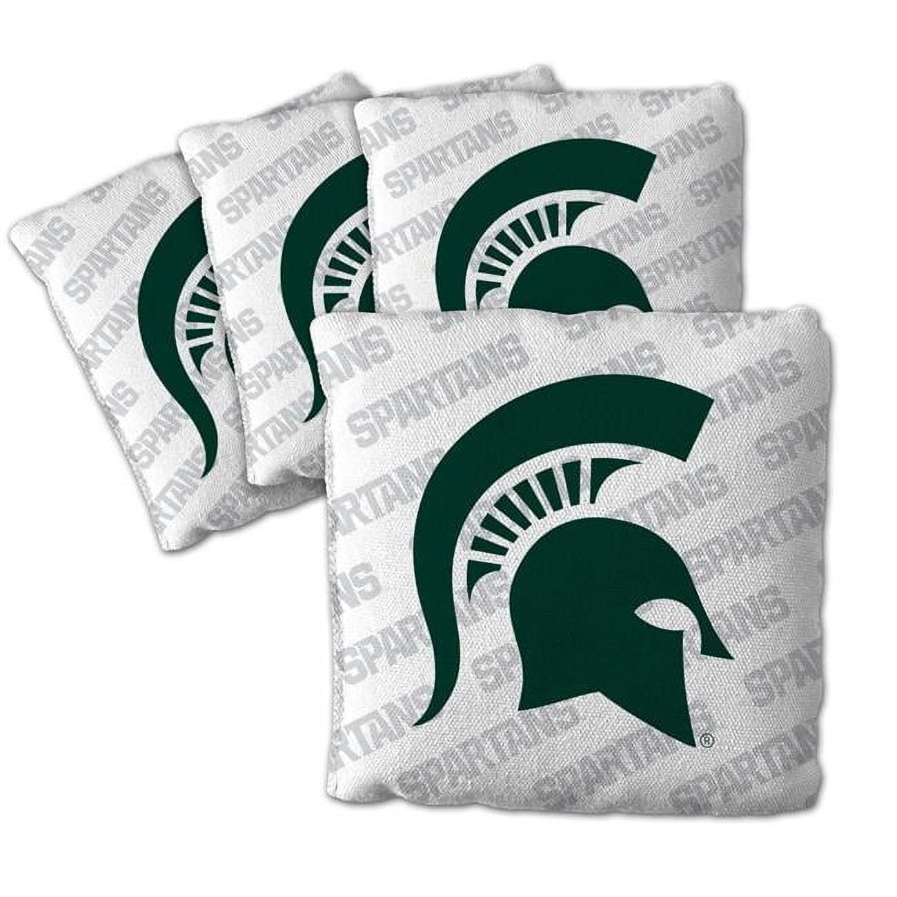NCAA Michigan State Spartans Cornhole Bags - 4PK - White