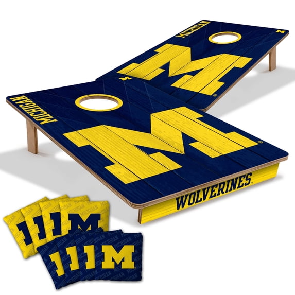 YouTheFan NCAA Michigan Wolverines 2' x 3' Cornhole Game