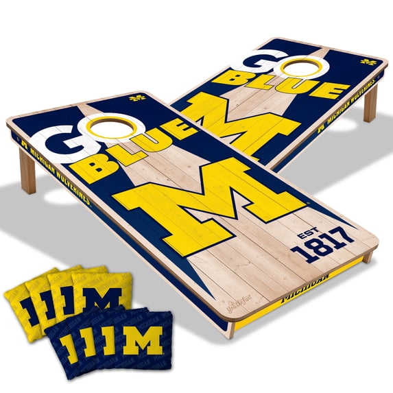 YouTheFan NCAA Michigan Wolverines 2' x 4' Cornhole Game