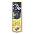 thumbnail image 1 of Michigan Wolverines 6'' x 19'' 3D StadiumView Banner, 1 of 3