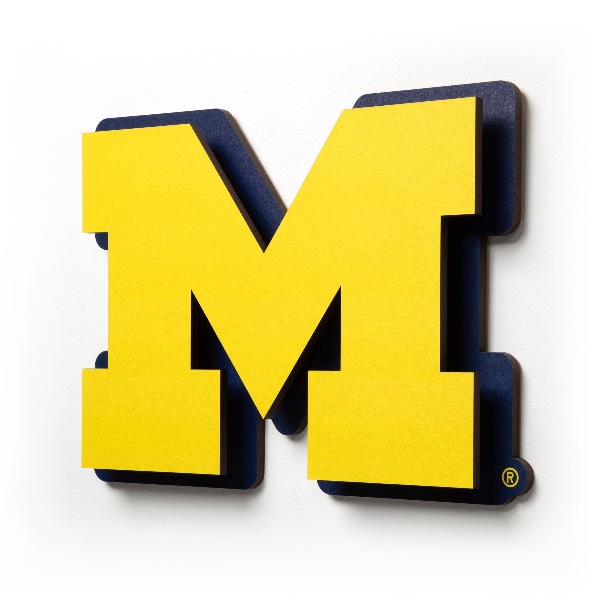 YouTheFan NCAA Michigan Wolverines 3DX Die Cut Wall Art