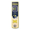 thumbnail image 1 of Michigan Wolverines 8'' x 32'' 3D StadiumView Banner, 1 of 1